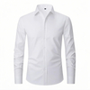 Mens Plus Size Solid Iron Free Dress Shirt