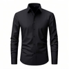 Mens Solid Crease Resistant Uniform Shirt