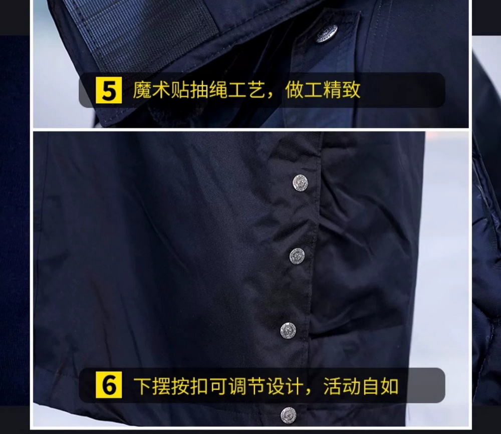 Mens Custom Winter Hi Vis Railway Work Jacket (3)