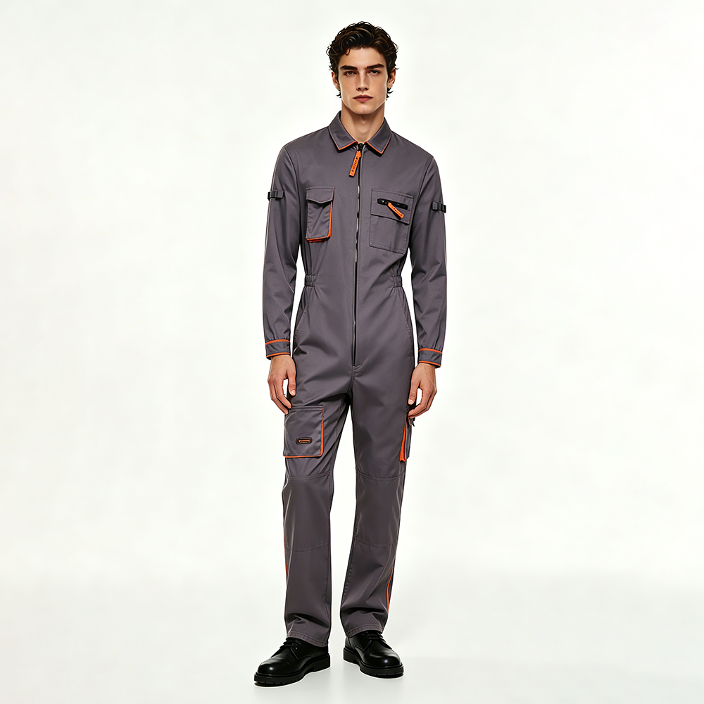 Mens Dust Resistant Mechanic Work Coverall