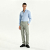 Mens Flat Front Dress Pants Formal Work Trousers