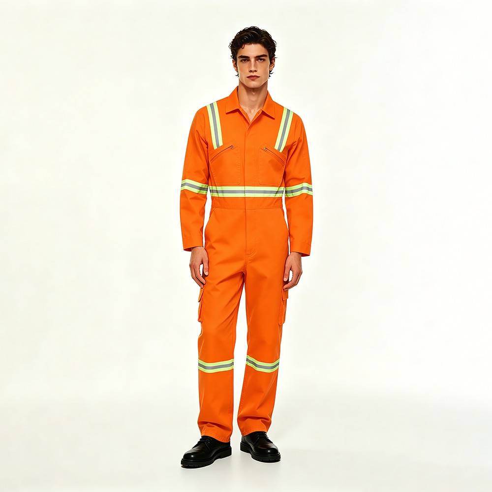 Men's Poly Cotton Coverall Set