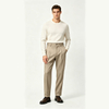 High End Straight Leg Pleated Dress Pants