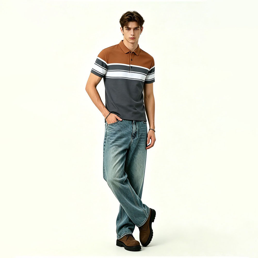 Mens Anti-Bacterial Business Summer Polo Shirt