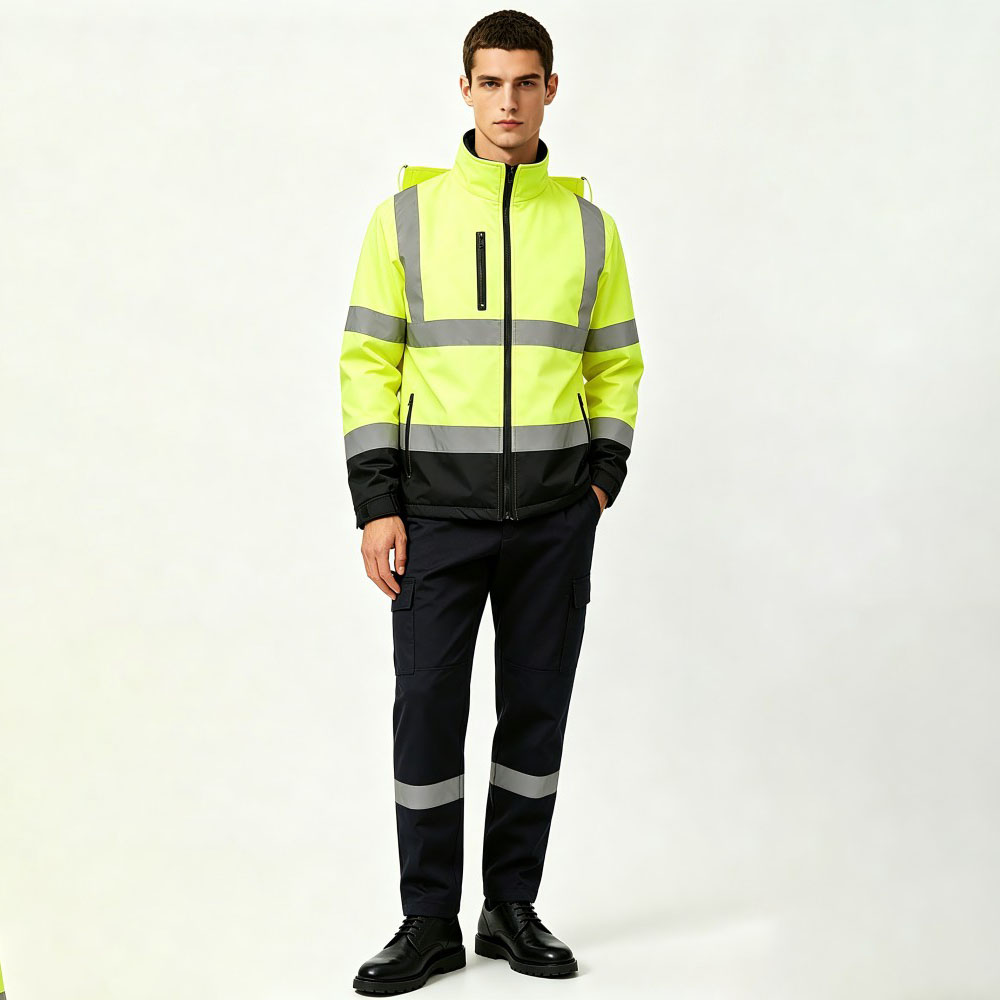 Warme Sicherheitsjacke aus Polarfleece