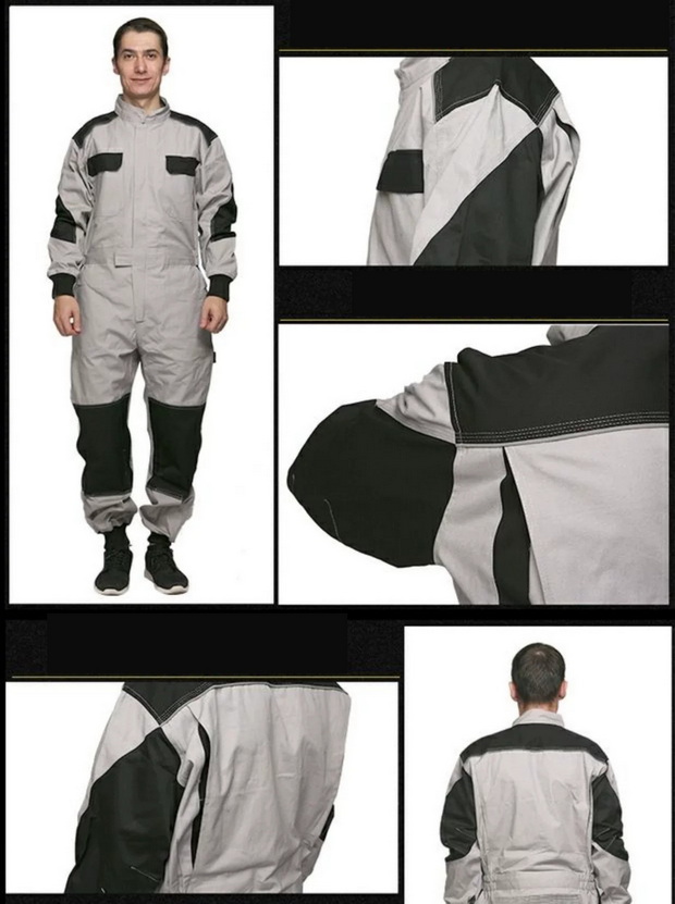 Mens Heavy Duty Cotton Protective Coveralls (3)