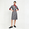 Womens Grey Slim Fit Cabin Crew Work Uniform