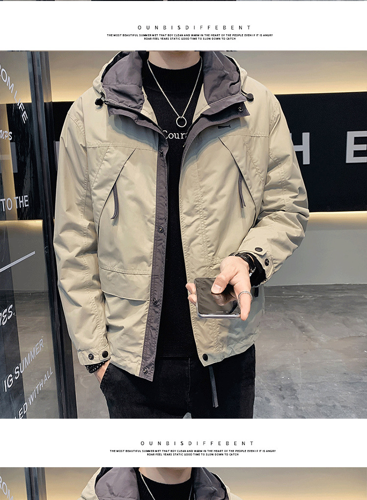 Relaxed-Fit Outdoor Hooded Work Jacket (5)