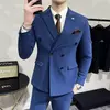 High Quality Mens Double Breasted Formal Suit