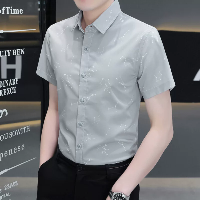 Casual Short Sleeve Summer Mens Polo Shirt (1)