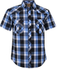 Camicia da uomo casual a quadri dalla vestibilit&agrave; regolare