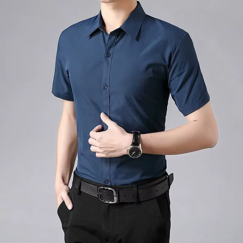 Non Iron Slim Fit Business Mens Shirt