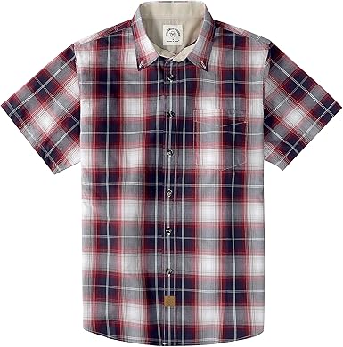 Cotton Flannel Checked Pocket Mens Shirt (1)