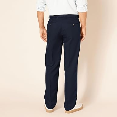 Mens Classic Fit Adjustable Waist Suit Pants (2)