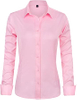 Womens Easy Iron Business Casual Lapel Shirt