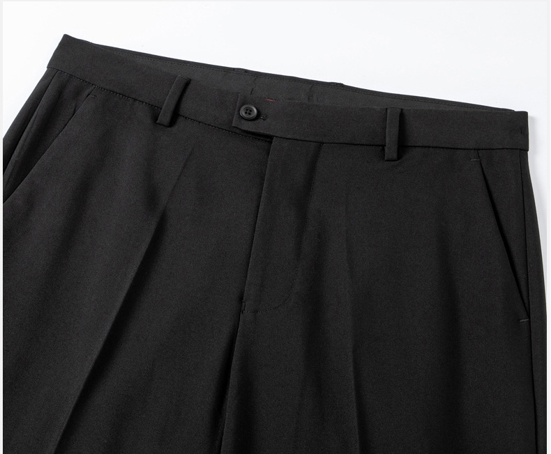 Spring Wrinkle Resistant Flat Front Dress Pants (2)