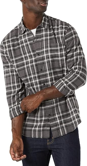 Mens Long Sleeve Flannel Shirt (11)