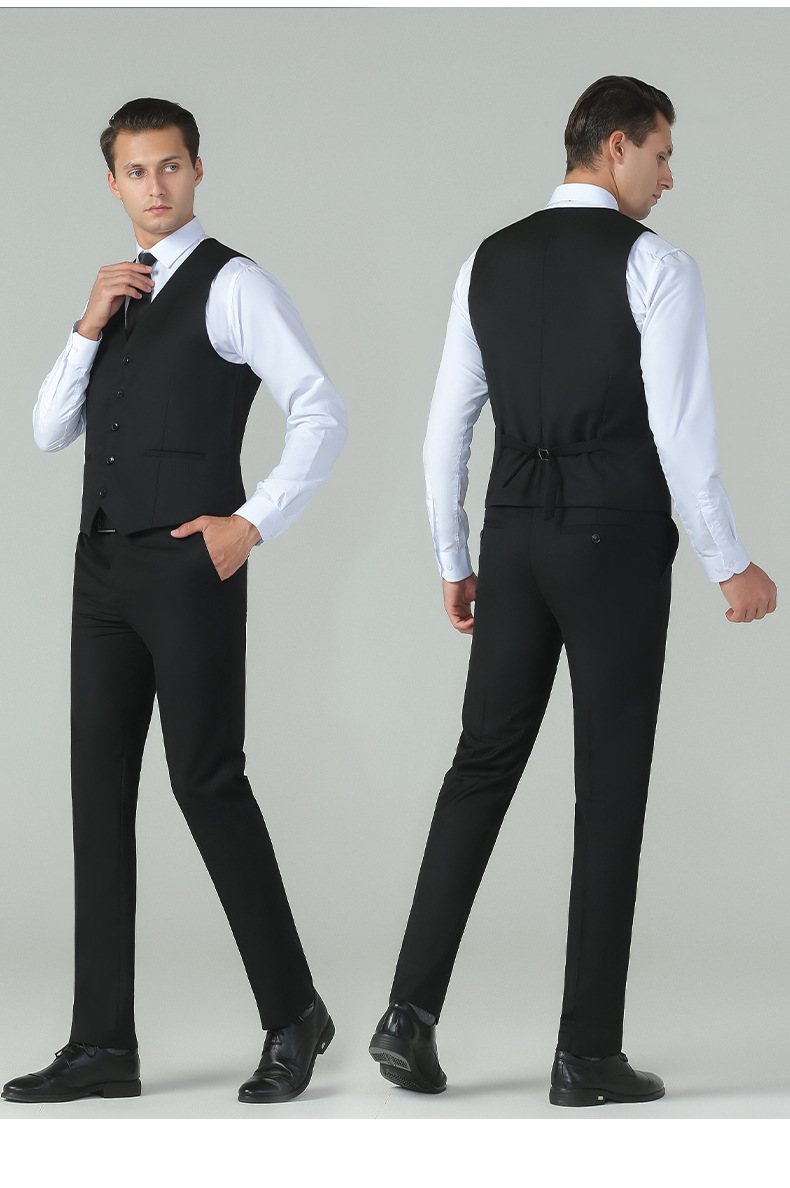 Plus Size 3 Piece Formal Business Wedding Suit (4)