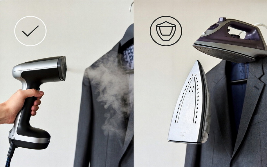 Steaming Versus Ironing Suit Jacket