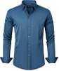Regular Fit Stretch Business Mens Shirt