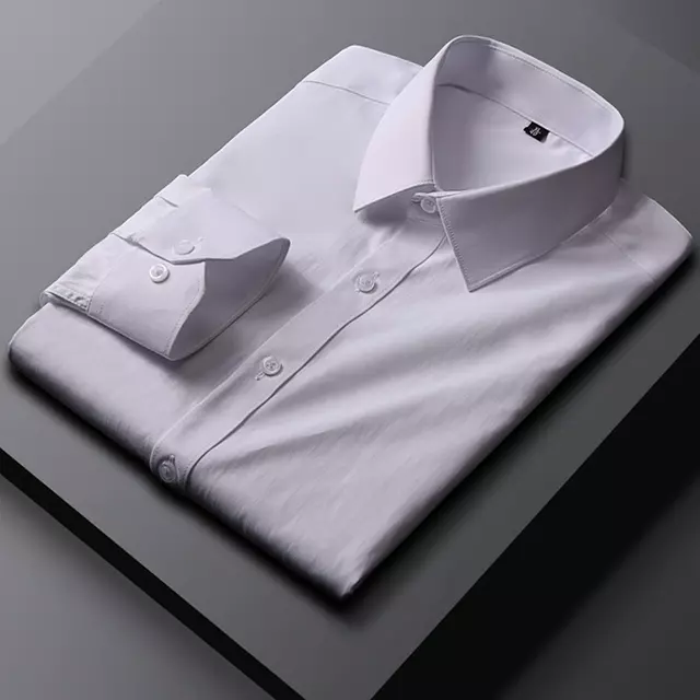 Non Iron Solid Business Work Wear Shirt