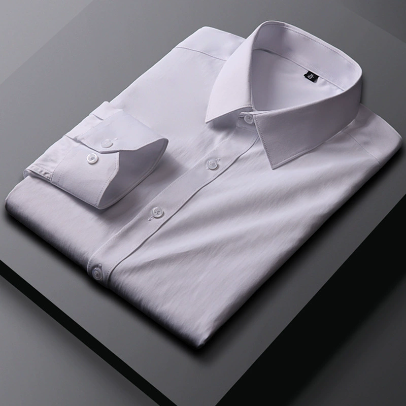 Non Iron Solid Business Work Wear Shirt