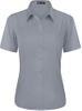 Striped Easy Iron Womens Blouse Shirt