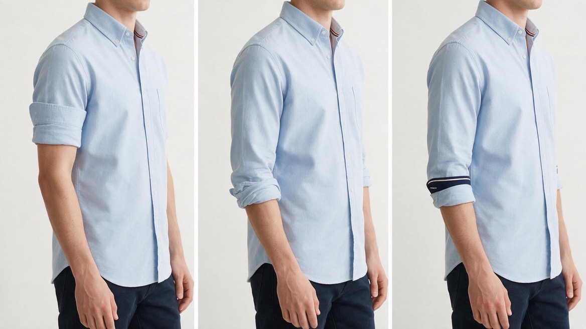 Three Shirt Sleeve Roll Methods Three Shirt Sleeve Roll Methods