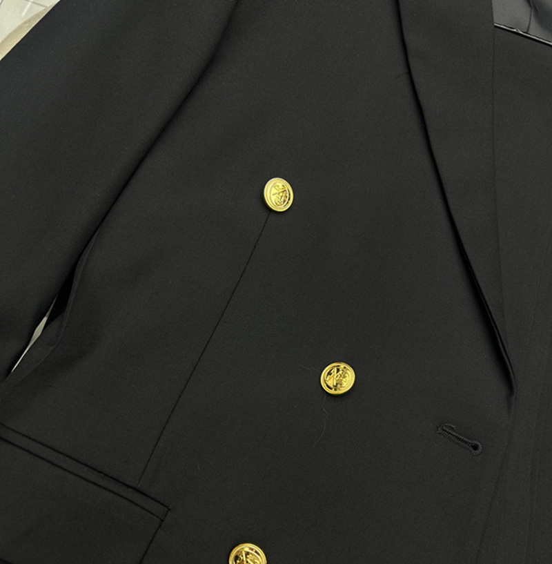 Men's Double-Breasted Slim-Fit Autumn Blazer (2)