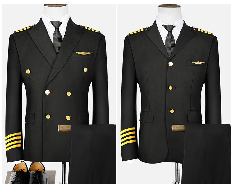 Mens Pilot Security Guard Winter Work Suit (5)