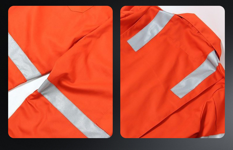 Mens Breathable Cotton Reflective Work Coveralls (4)
