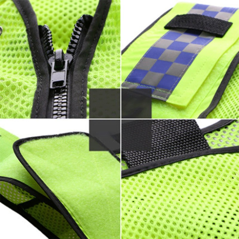 High Vis Mesh Breathable Traffic Safety Vest (1)
