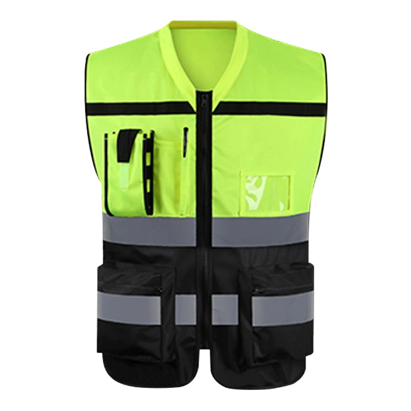 High Vis Reflective Construction Safety Vest (1)