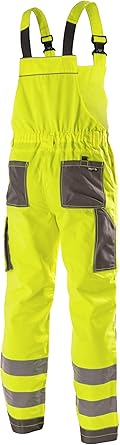 High Visibility Work Dungarees Yellow (1)