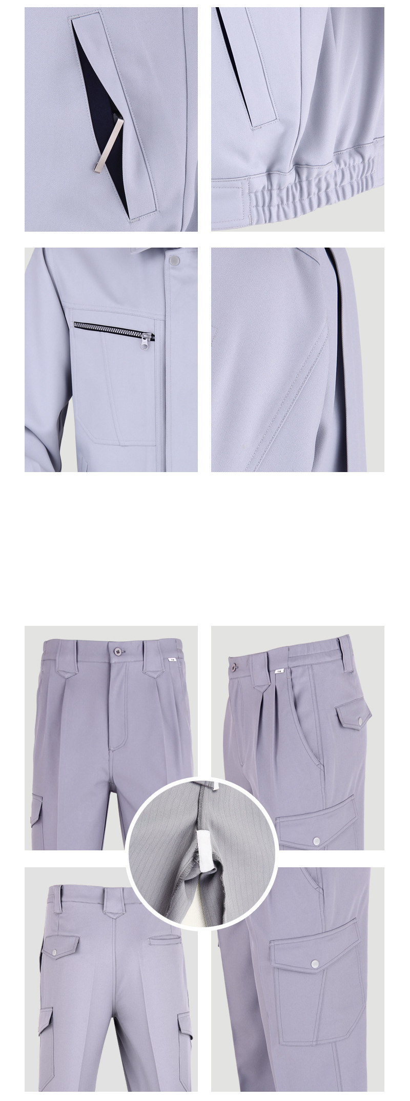 Unisex Autumn Winter Long Sleeve Work Uniform (7)