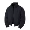 Mens Warm Winter Stand Collar Cotton Jacket