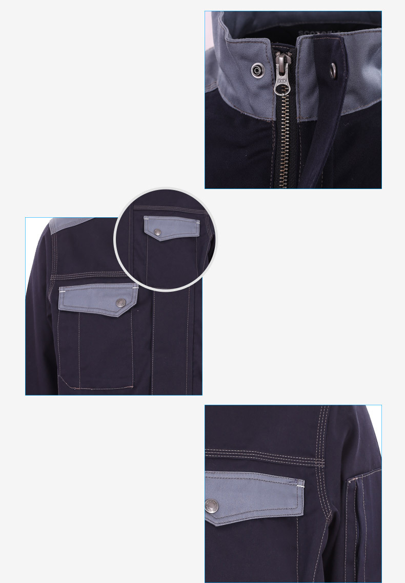 Spring Autumn Flame Resistant Welder Workwear (4)