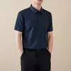 Mens Cool Breathable Business Summer Polo Shirt