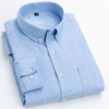 Long-Sleeve Casual Relaxed-Fit Checked Shirt