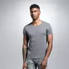 Mens White Slim Fit Basic Summer T-Shirt