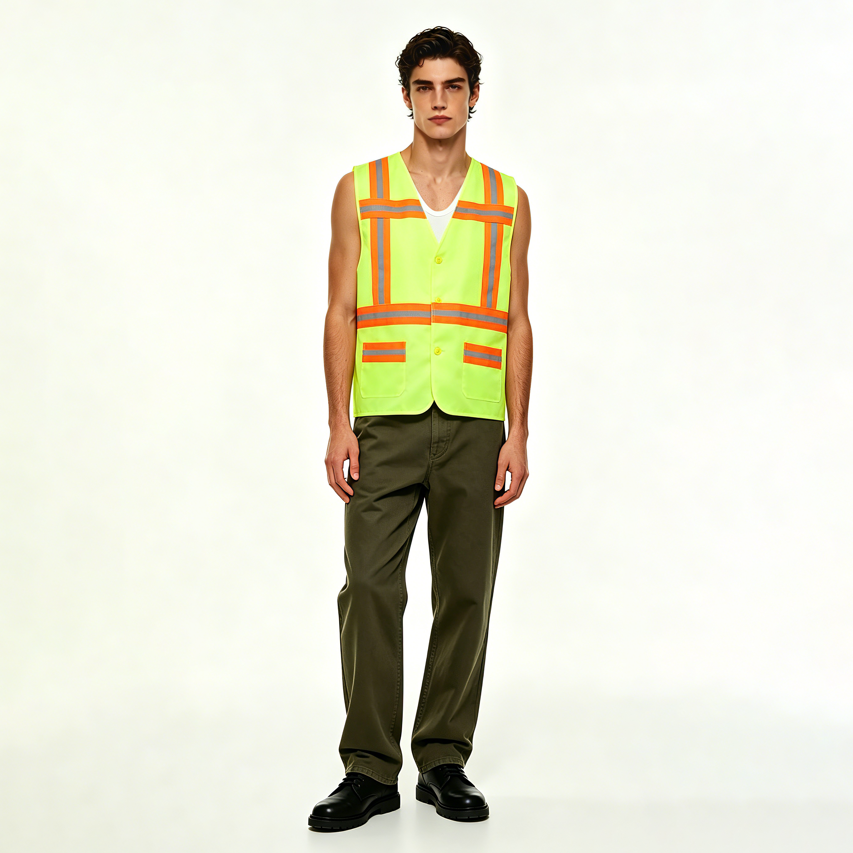 Breathable Hi Vis Sanitation Work Vest