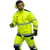 Mens Hi Vis Reflective Polyester Work Suit