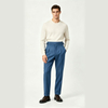 Naples Pleated Slim Fit Business Dress Pants