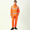 Hi Vis Contrast Yellow Navy Safety Jacket