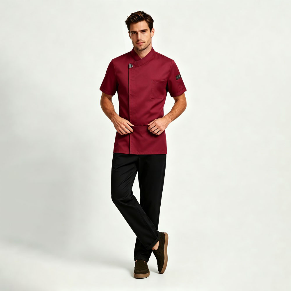 Lightweight Mesh Short Sleeve Chef Jacket