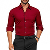 Mens Solid Easy Care Business Commute Shirt