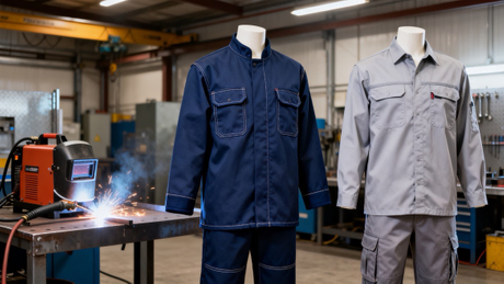 Welding FR Clothing And Standard Workwear Comparison.jpg