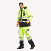 Green Reflective Warm Padded Work Jacket