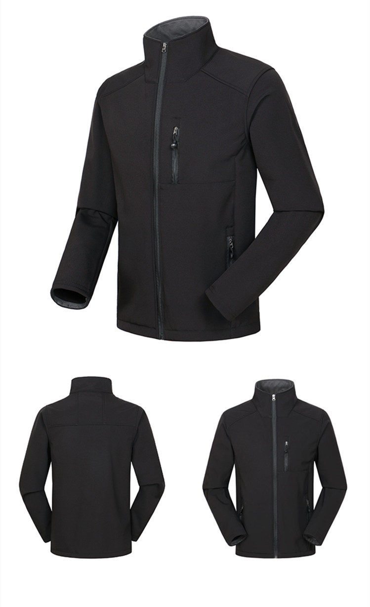 Stand Collar Softshell Outdoor Work Jacket (2)