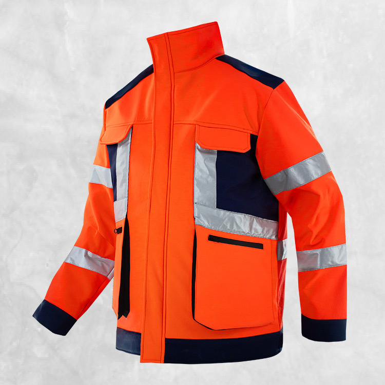 Orange Reflective Safety Workwear Set
